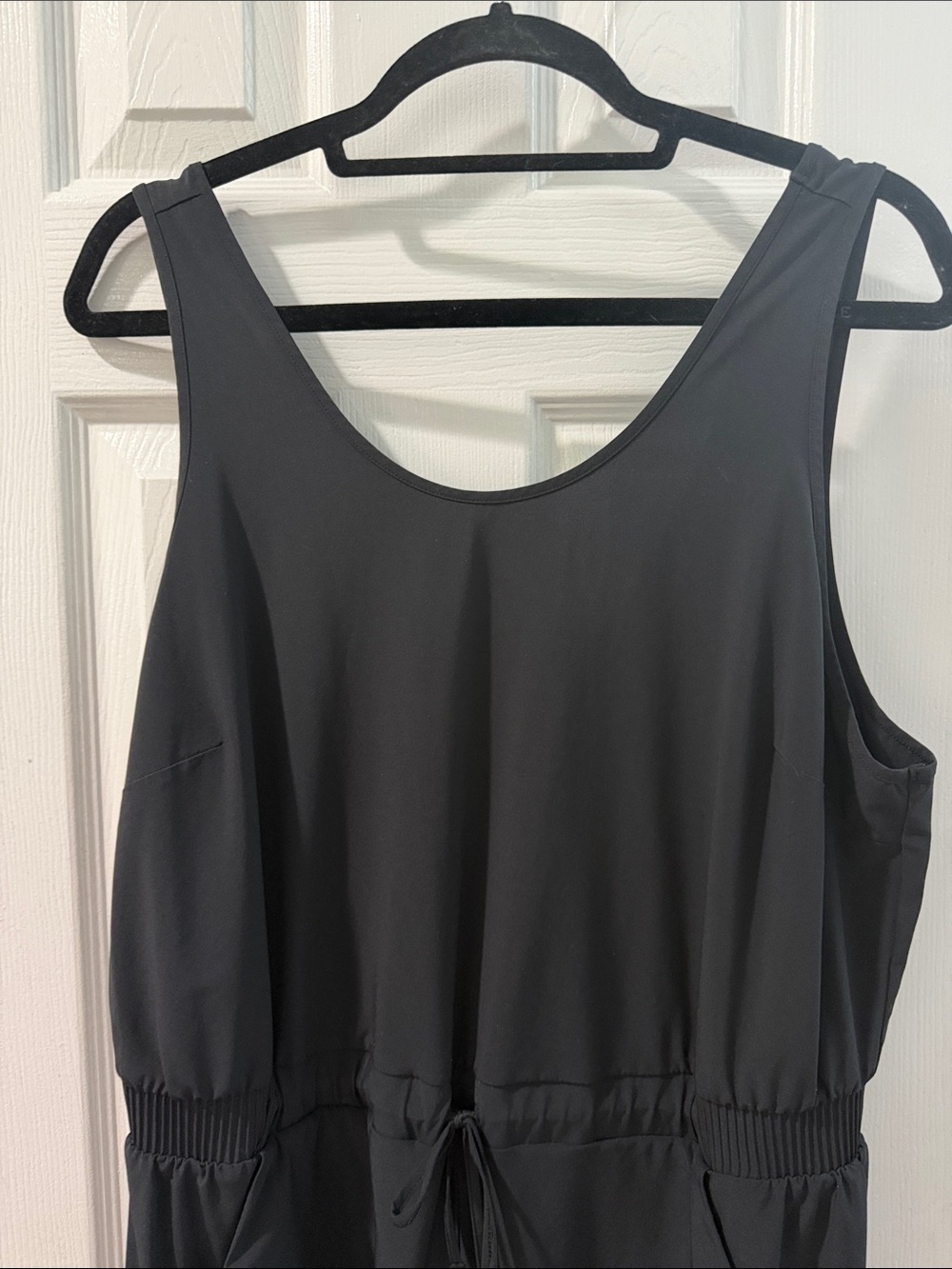 all in motion Black Sleeveless Jumpsuit with Drawstring Waist - Picture 3 of 5